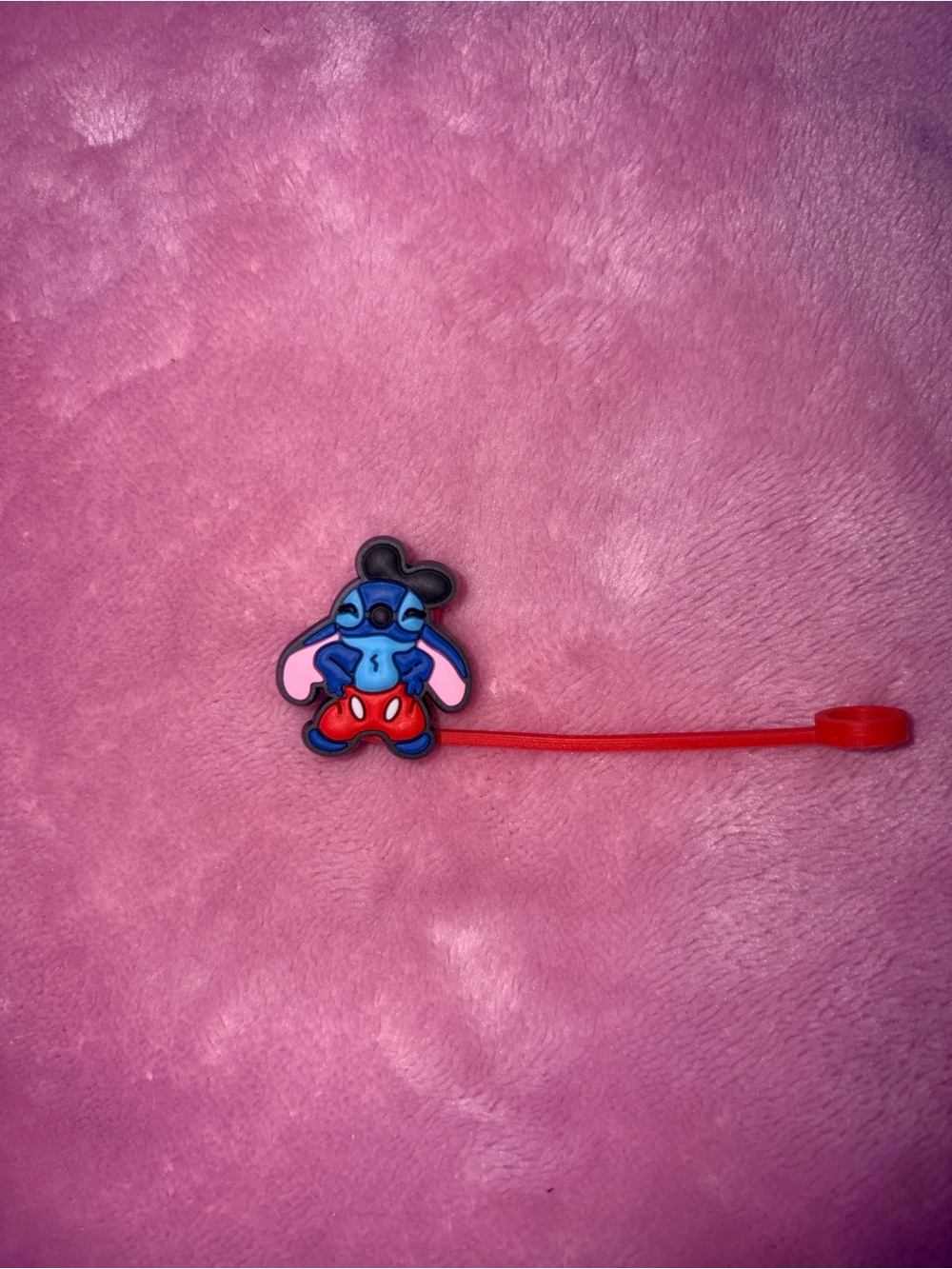 Mickey Mouse Cartoon Stitch Straw Cover